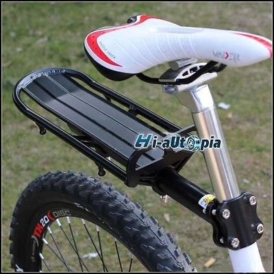 New Mountain Cycling Bike Bicycle Black Rear Carrier Rack Seat Post