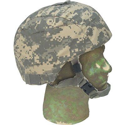 Integrated Comms Helmet Cover   Rip Stop ACU Army Digital Camouflage
