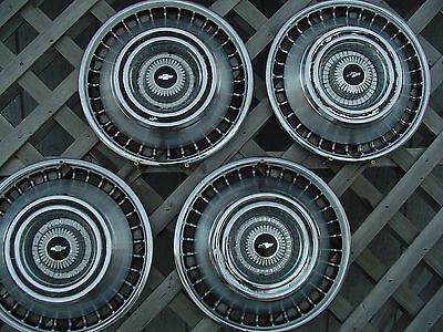 1964 1965 CHEVROLET CHEVY II IMPALA CORVAIR HUBCAPS WHEEL COVERS