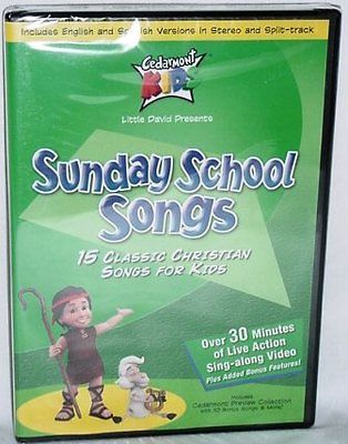 Kids Sunday School Songs NEW DVD 15 Classic Christian Songs for Kids