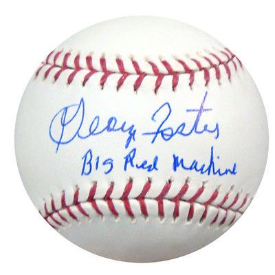 GEORGE FOSTER AUTOGRAPHED SIGNED MLB BASEBALL BIG RED MACHINE PSA/DNA
