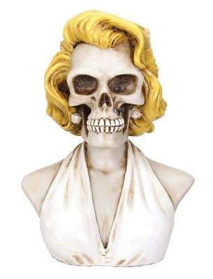 Marilyn Collectible Figurine Statue Monroe Skull Head