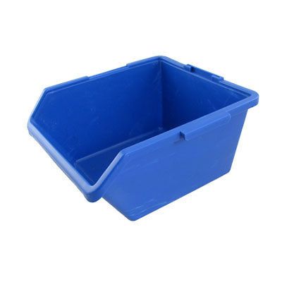 Blue Litter Pan Design Component Storage Box Enclosure