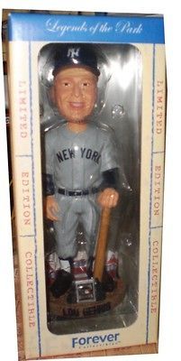 LOU GEHRIG Cooperstown Bobble Head N Y yankees Forever Limited Ed