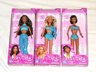 NEW Destinys Child Beyonce Kelly Michelle 3 Doll Figures 11.5 Grammy