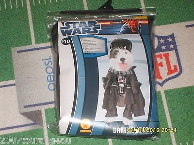 Dog Costume  Star Wars  Darth Vader  Large