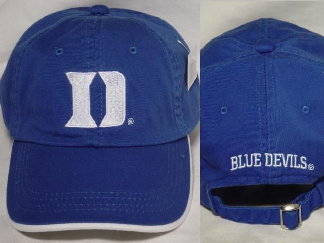 DUKE BLUE DEVILS logo New Blue Relaxed fit Low profile NCAA Hat cap