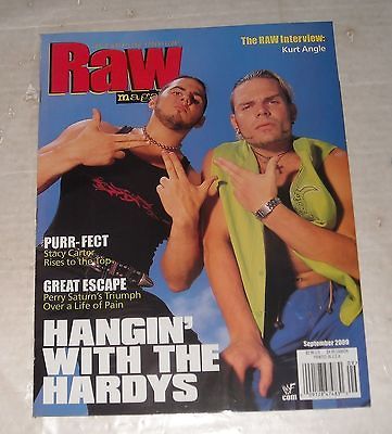 2000 WWF RAW WRESTLING MAGAZINE HARDY BOYZ STACY CARTER PERRY SATURN
