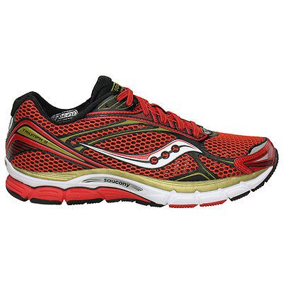 Mens PowerGrid Triumph 9 Running Shoe RED/WHITE/GOLD NWT 20137 8
