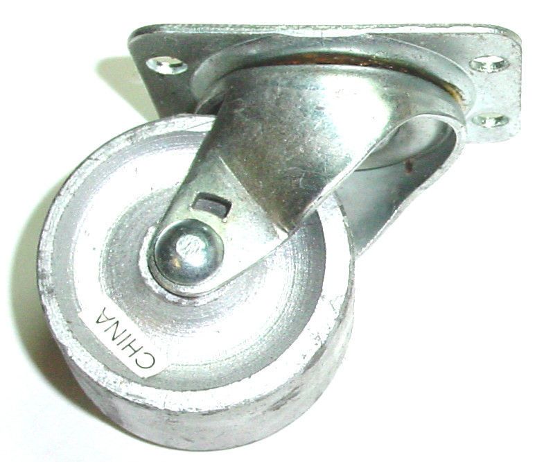 Steel Swivel Caster with 2 Diameter x 1 Wide Solid Steel Wheel