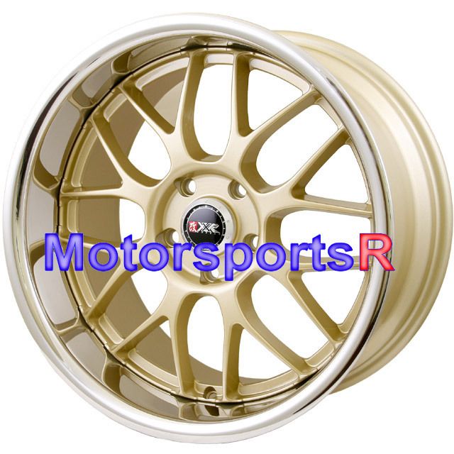 18 XXR 006 Gold Rims Staggered Wheels 93 98 RX7 04 10 11 Mazda RX8