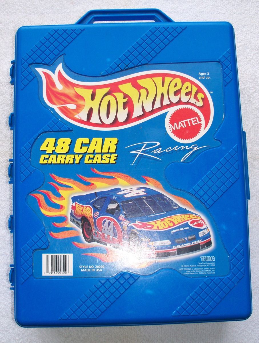 Mattel Hot Wheels 48 Car Case Carrying Travel Storage Organizing 20020
